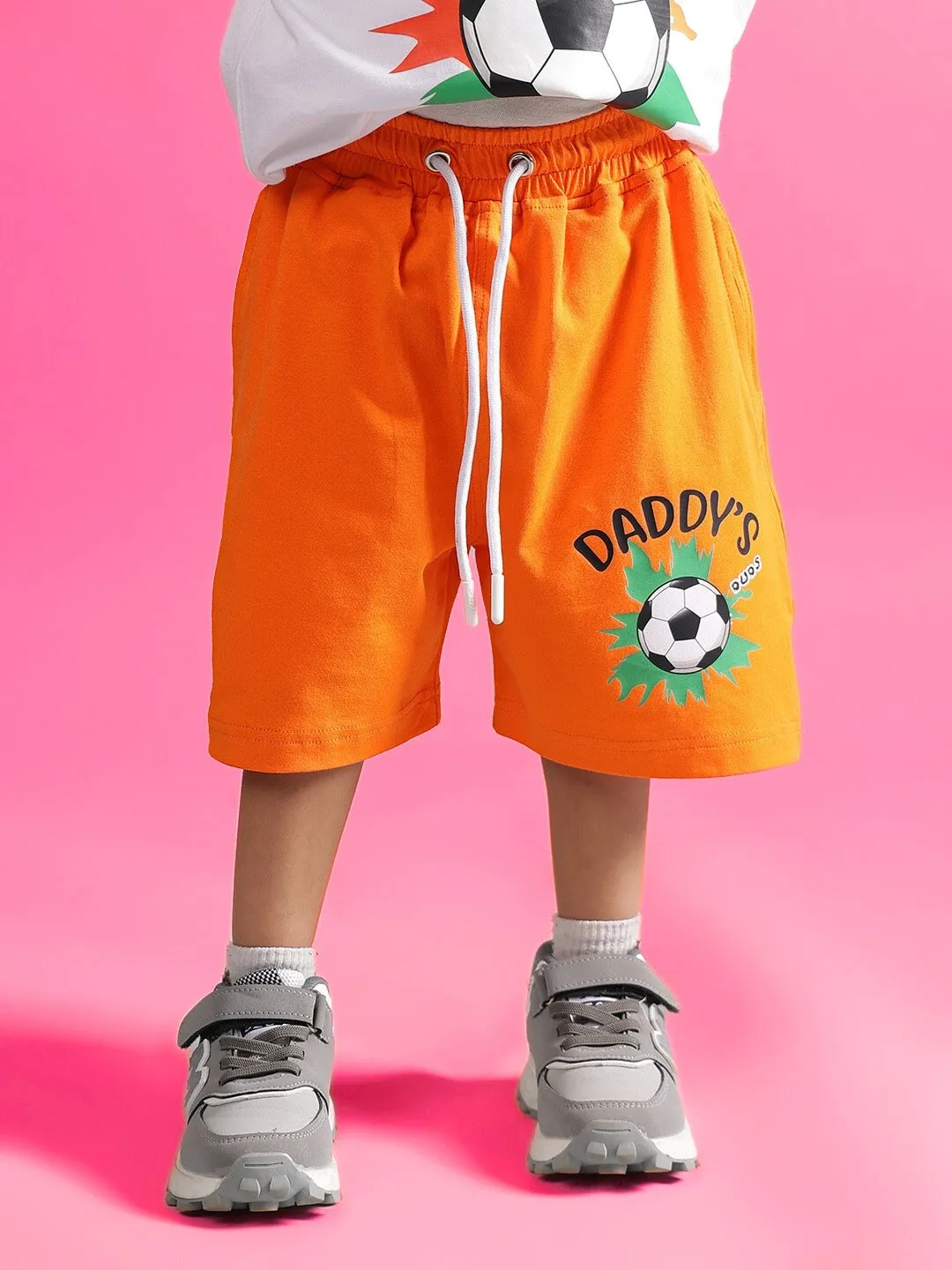 BUDDY SHORTS FOR BOYS & GIRLS (ORANGE)