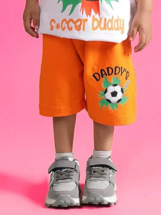 BUDDY SHORTS FOR BOYS & GIRLS (ORANGE)