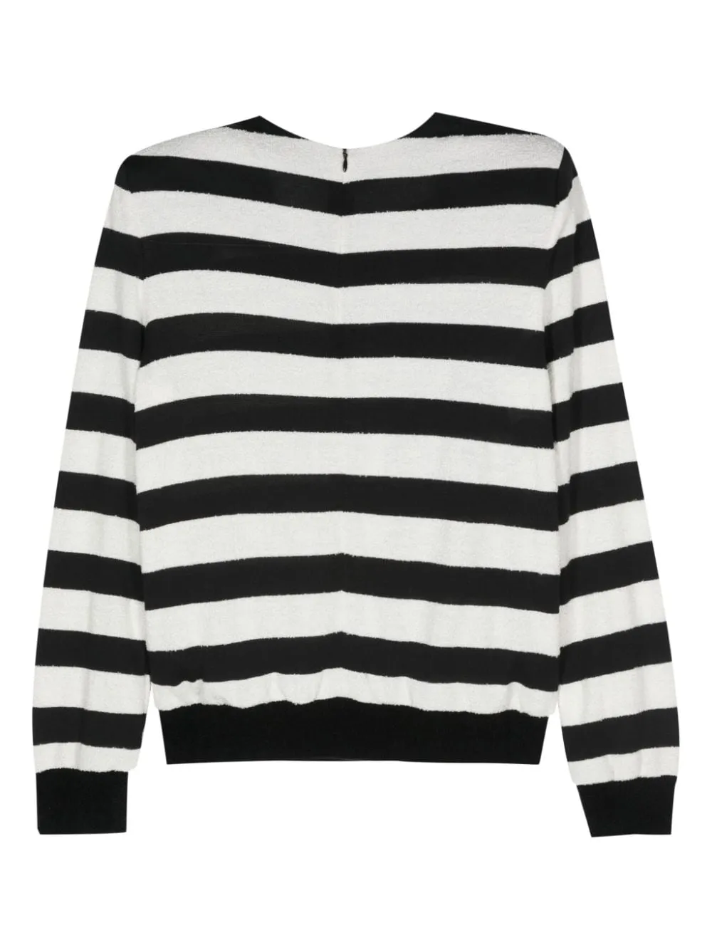 Buttoned striped top
