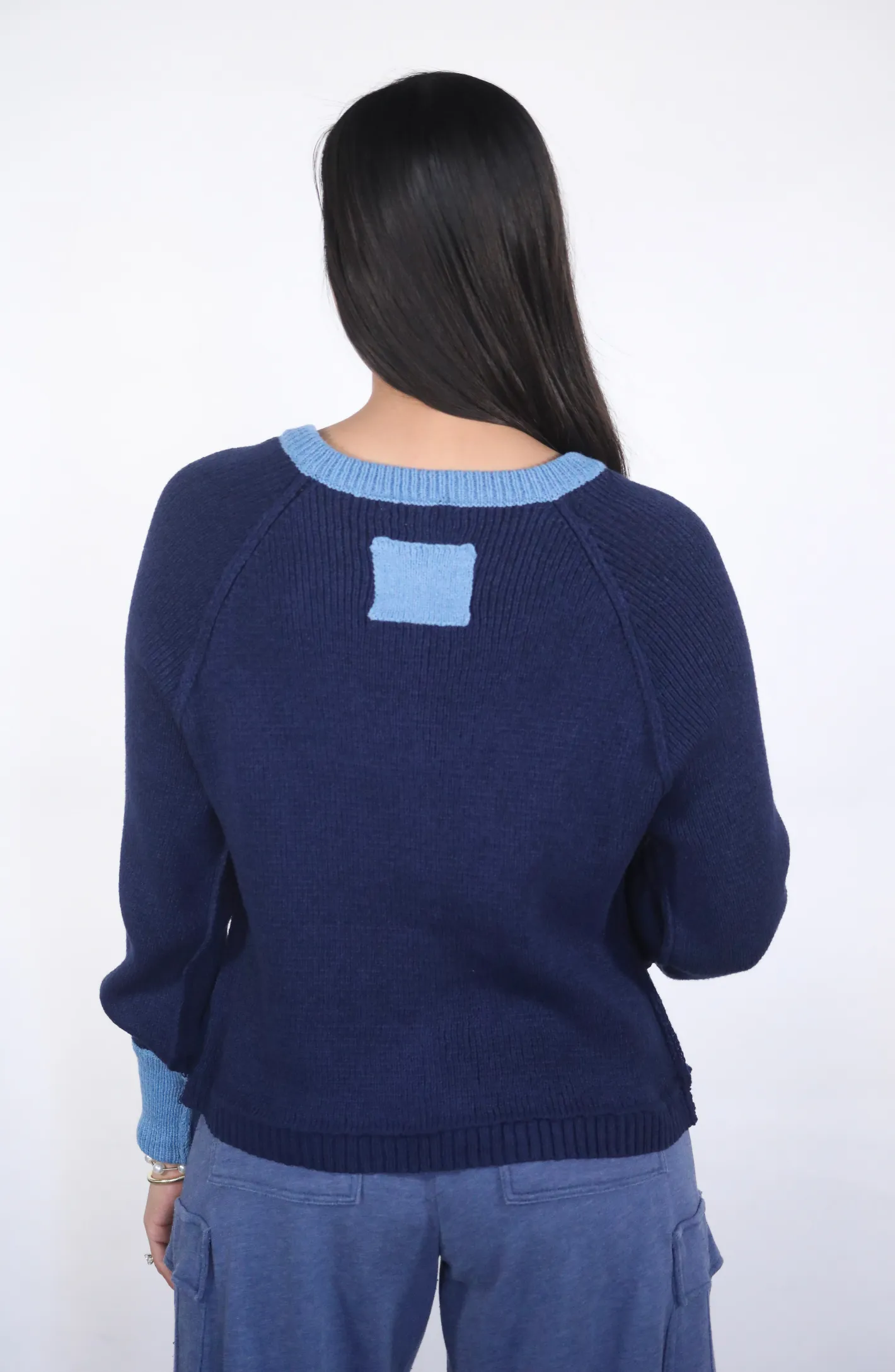 Can’t Be Bothered Navy Cardigan Sweater