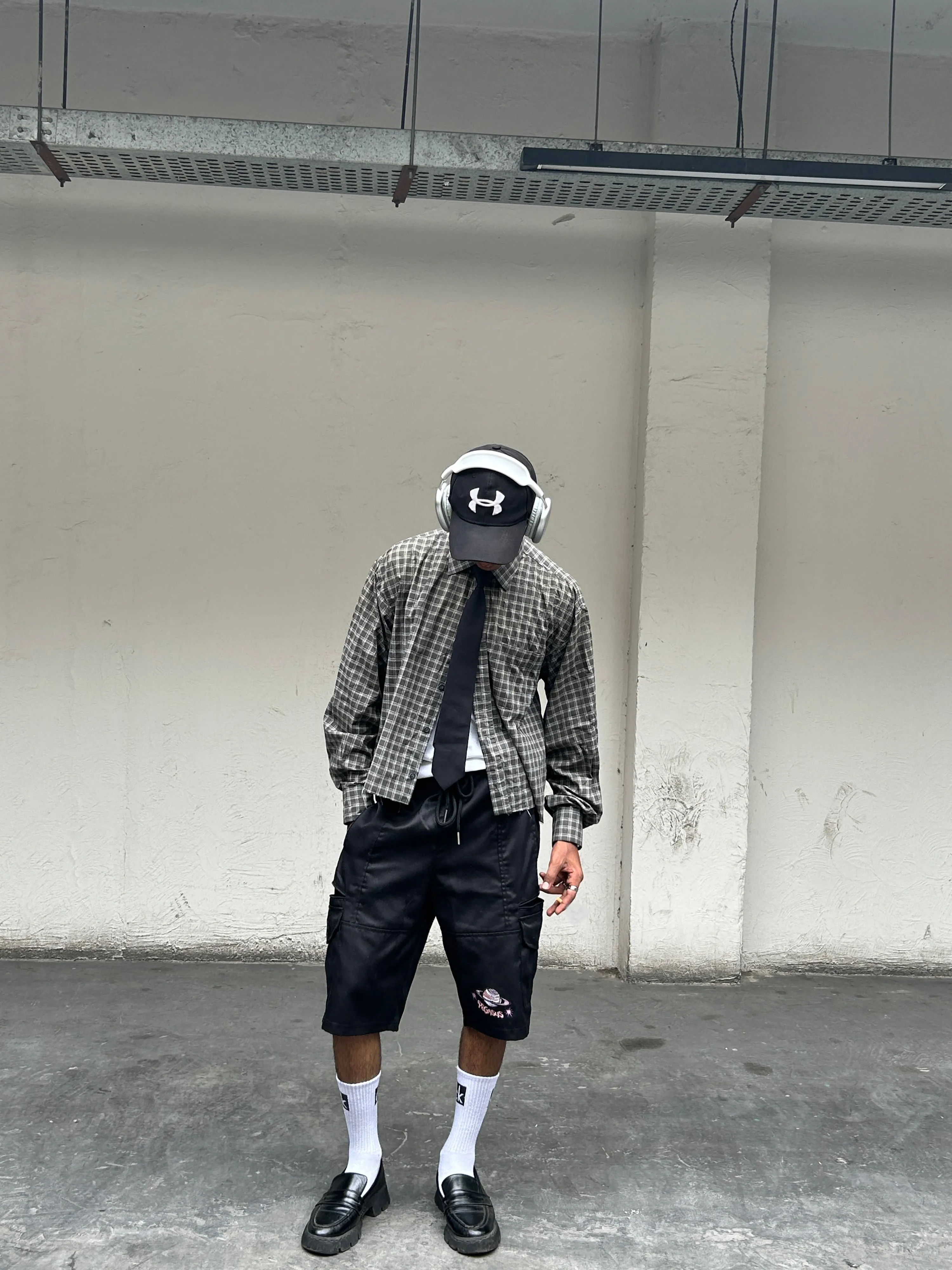 CARGO SHORTS- BLACK