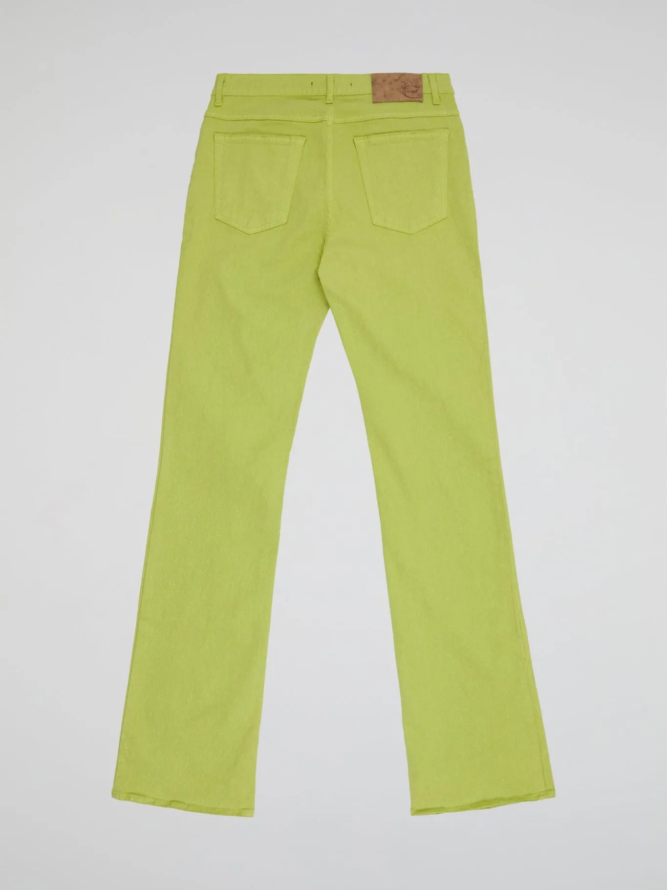 Chartreuse Straight Leg Jeans