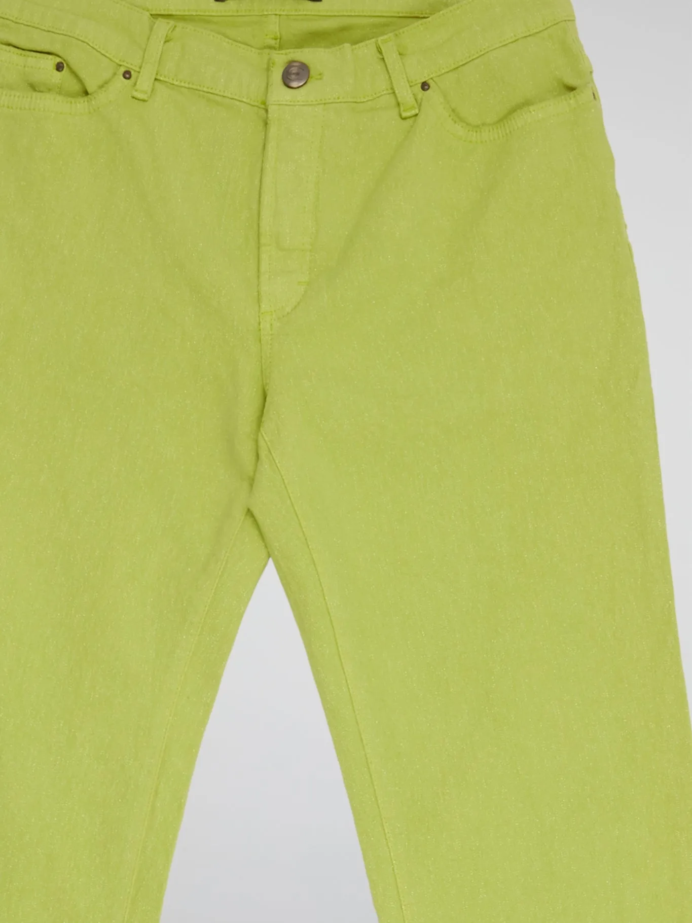 Chartreuse Straight Leg Jeans