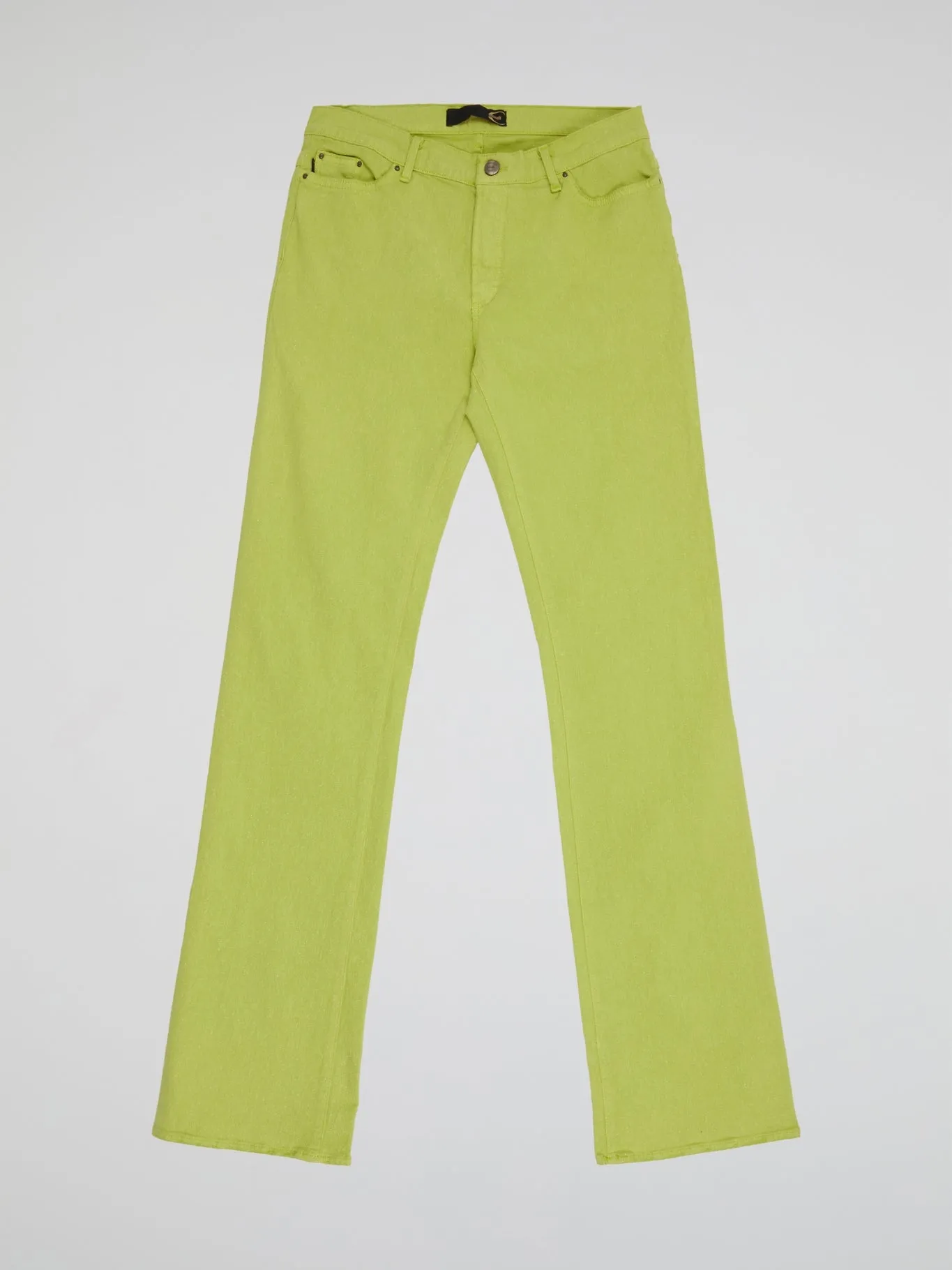Chartreuse Straight Leg Jeans