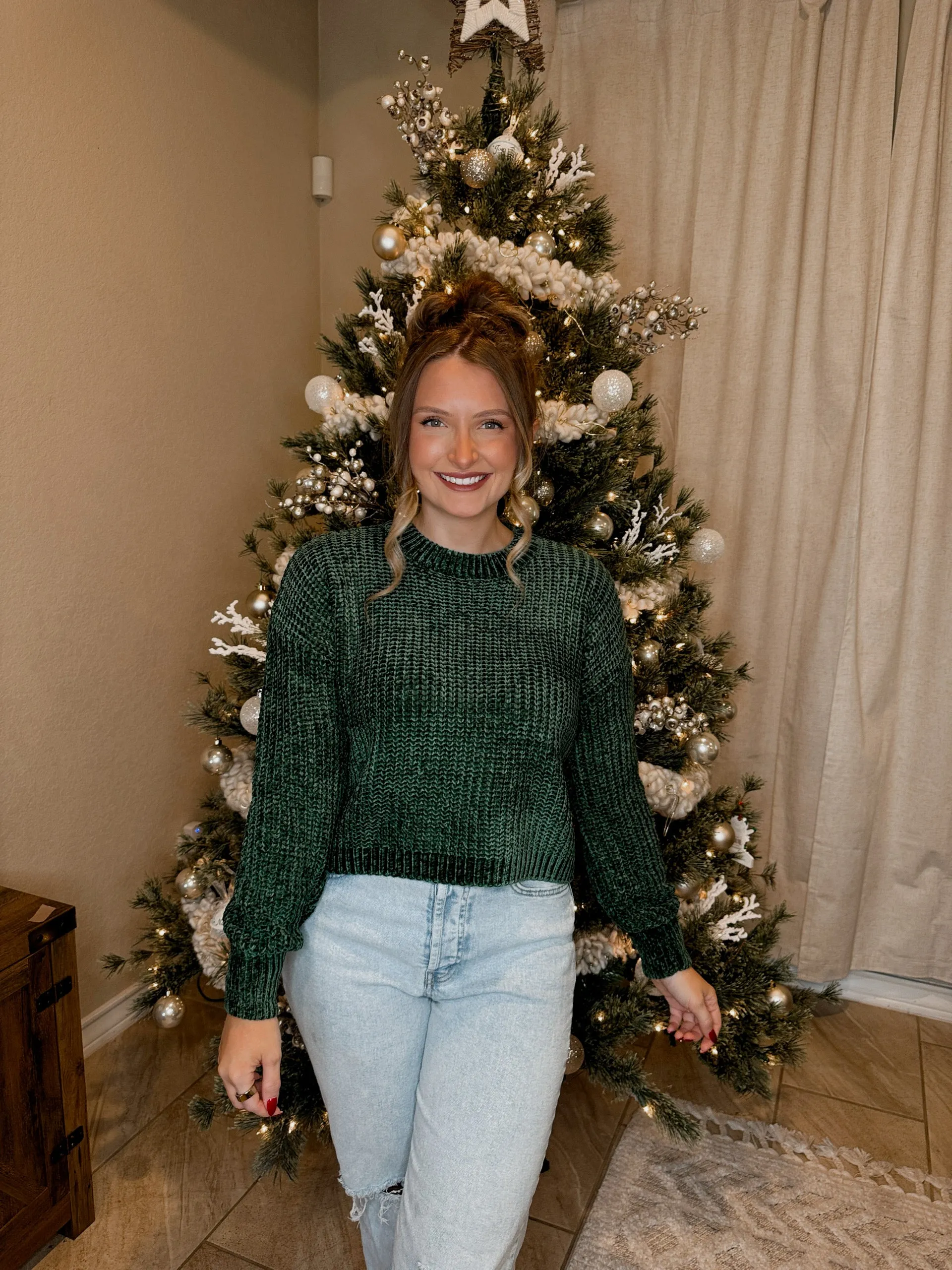 Chenille Knit Sweater - 5 Colors Available