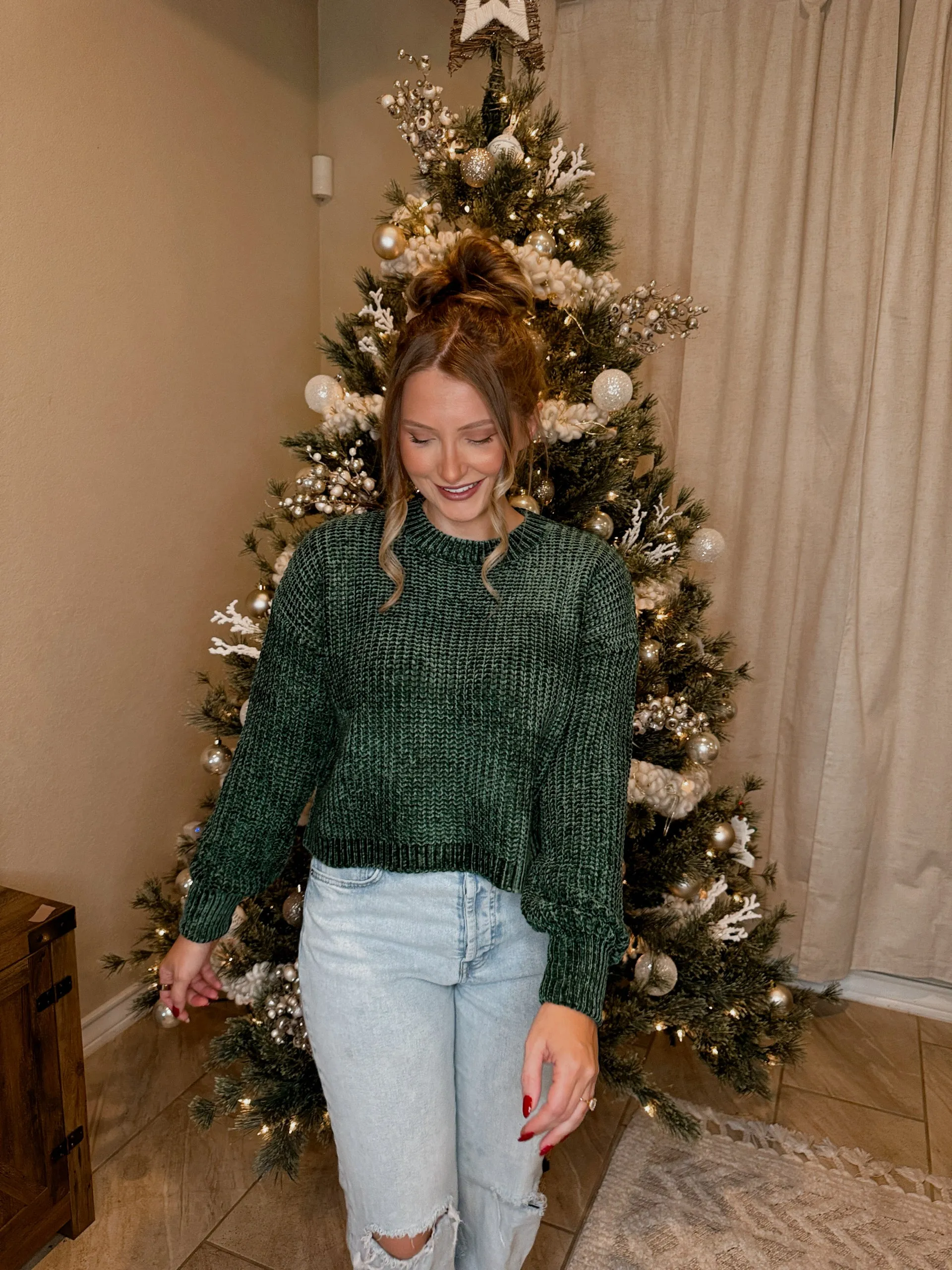 Chenille Knit Sweater - 5 Colors Available