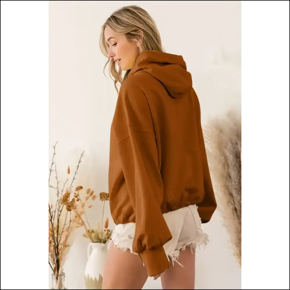 Chic Brown Half Zip: Hug Dealer from Needful Things 😈