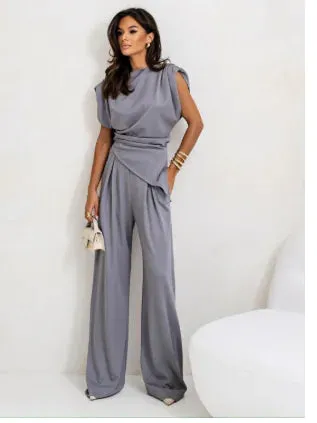 Chic Women's Casual-Professional Two-Piece