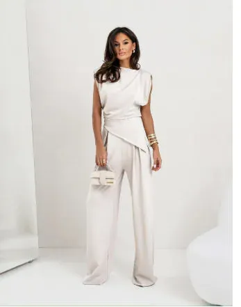 Chic Women's Casual-Professional Two-Piece