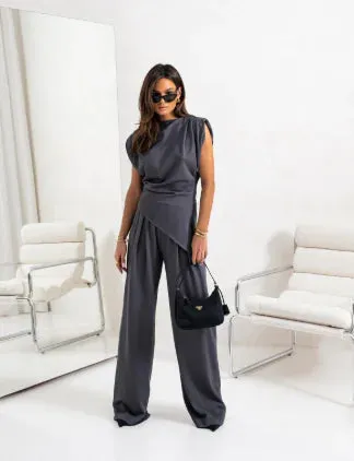 Chic Women's Casual-Professional Two-Piece