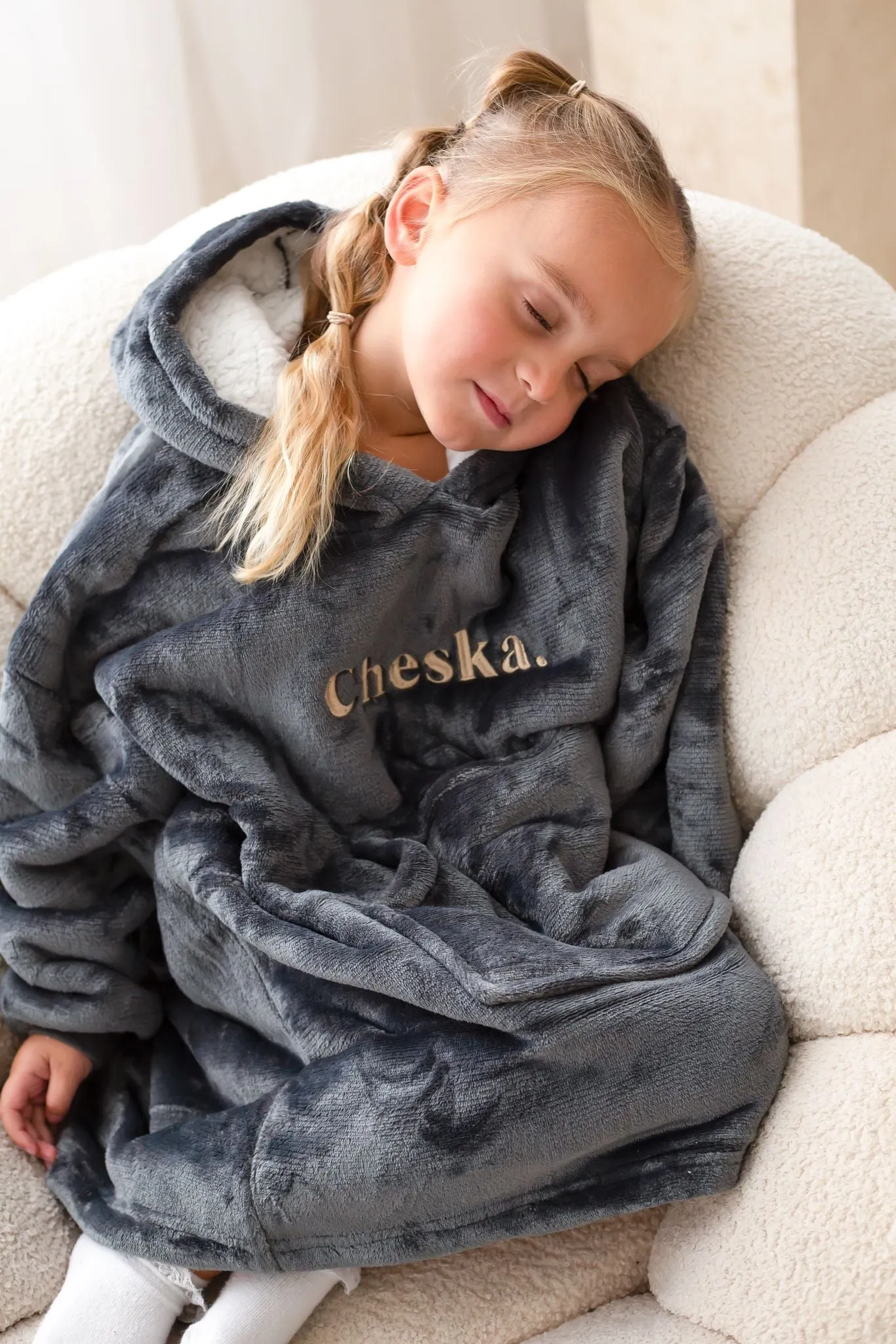 Child Oversized Hooded Blanket