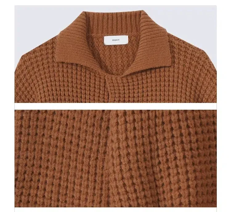 Chunky Knit Lapel Sweater