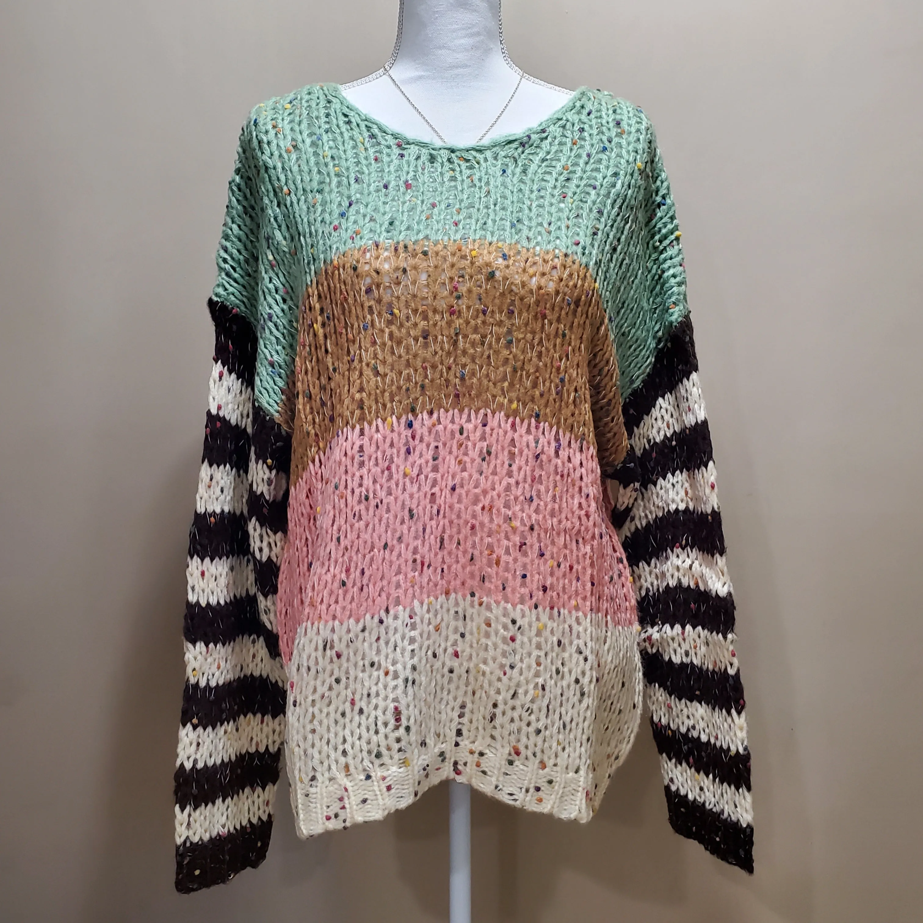 Chunky Striped Sweater