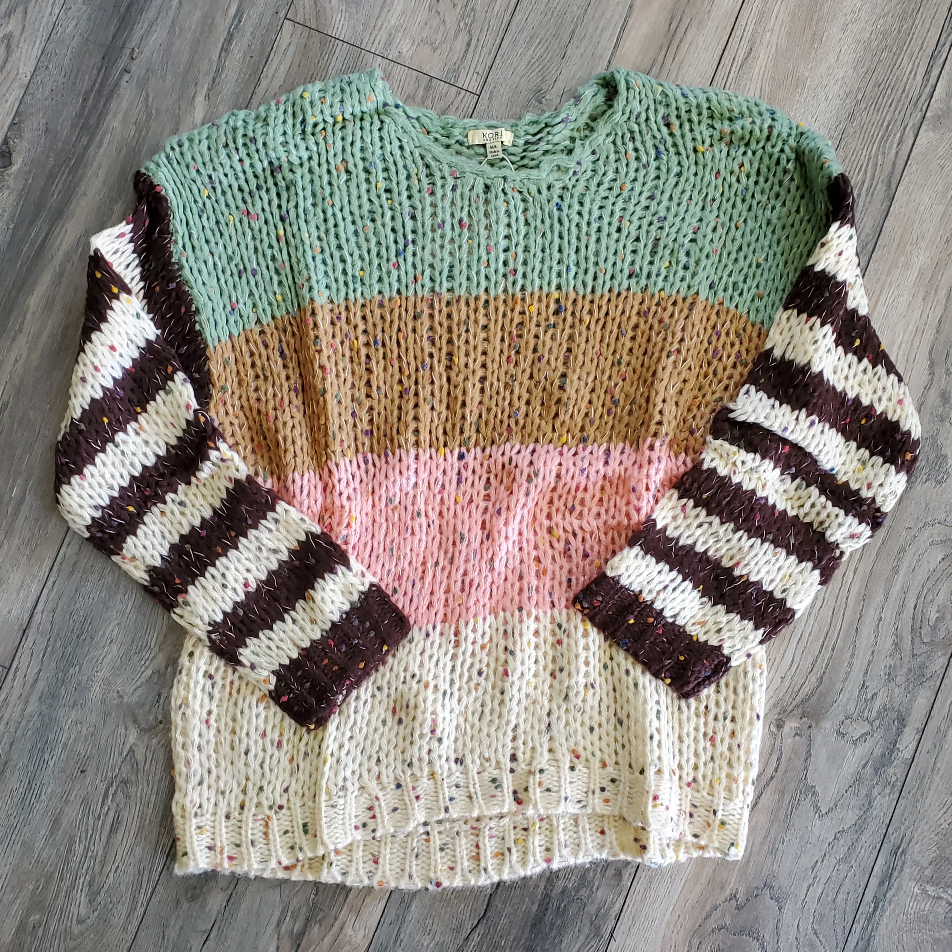 Chunky Striped Sweater