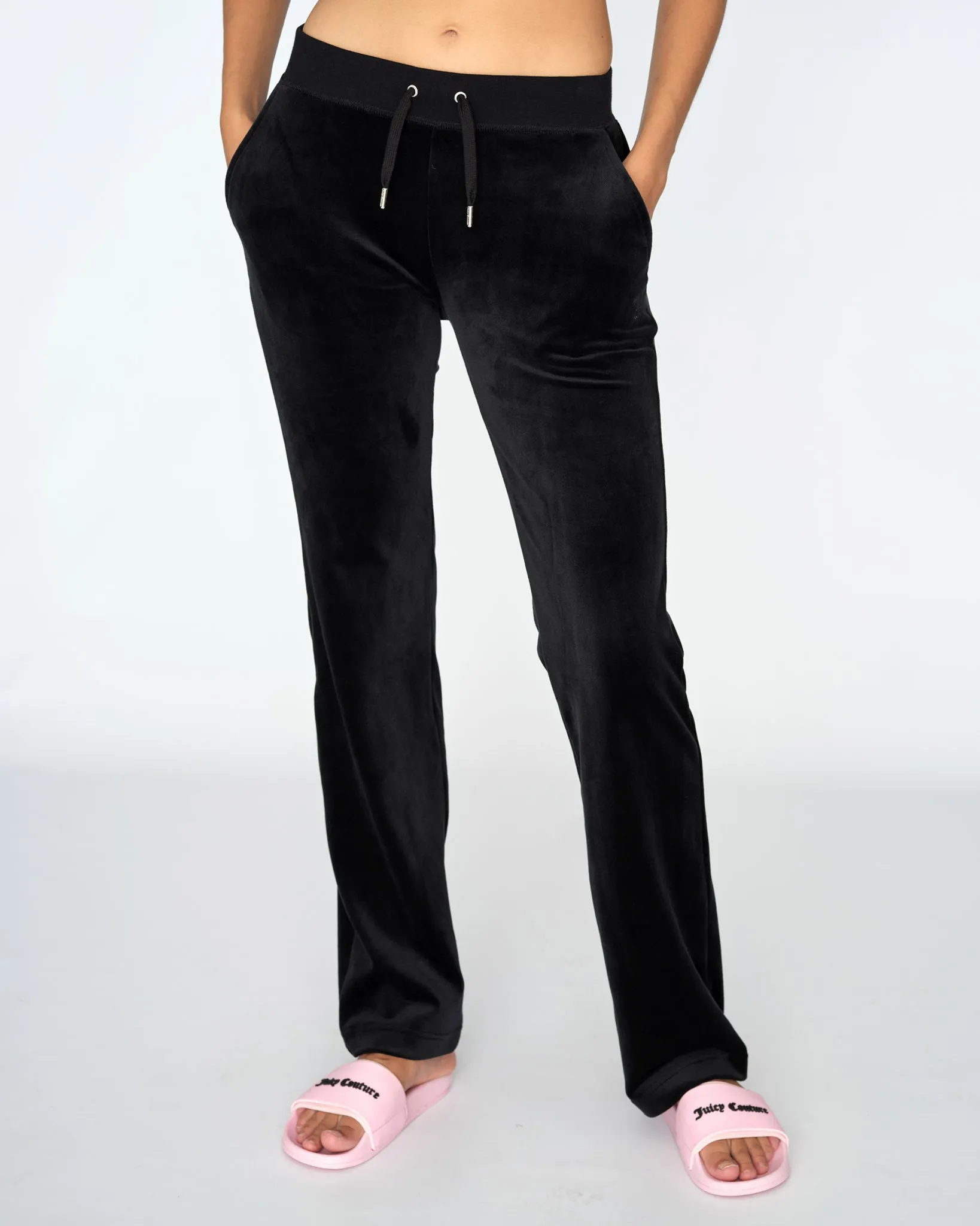 Classic Velour Diamante Del Ray Pant Black