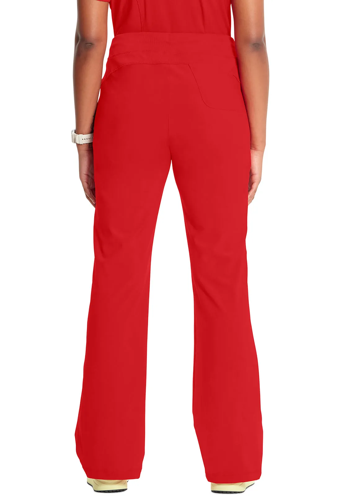 Classics 1123A Straight Leg Drawstring Pants Red