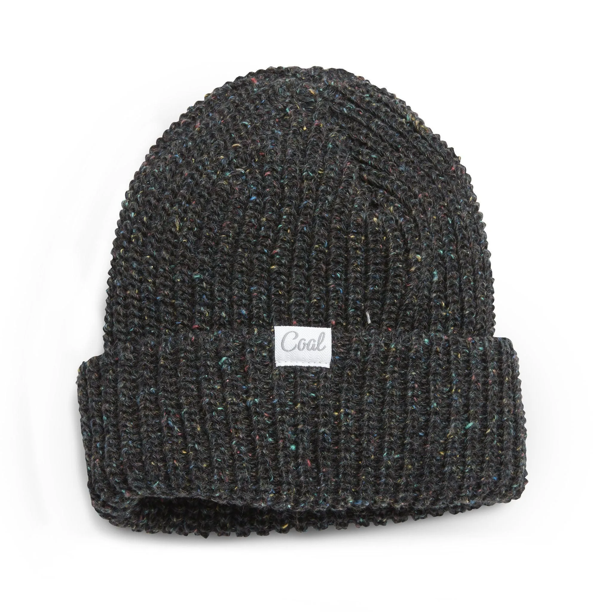 Coal The Edith Rainbow Speckle Knit Beanie - Black