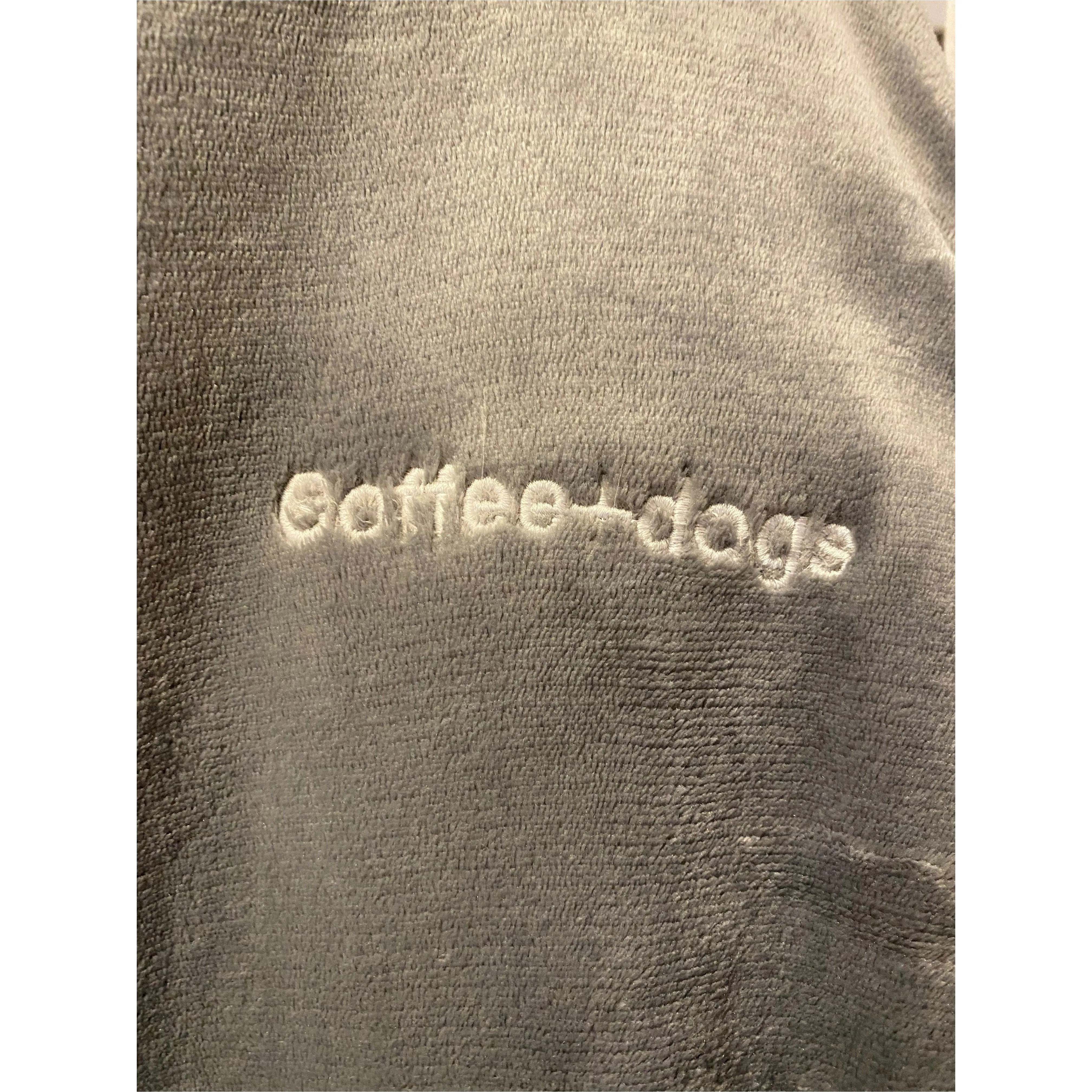 Coffee & Dogs Giant Fluffy Hoodie
