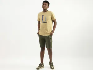 Cotton Solid Regular Fit Mens Shorts