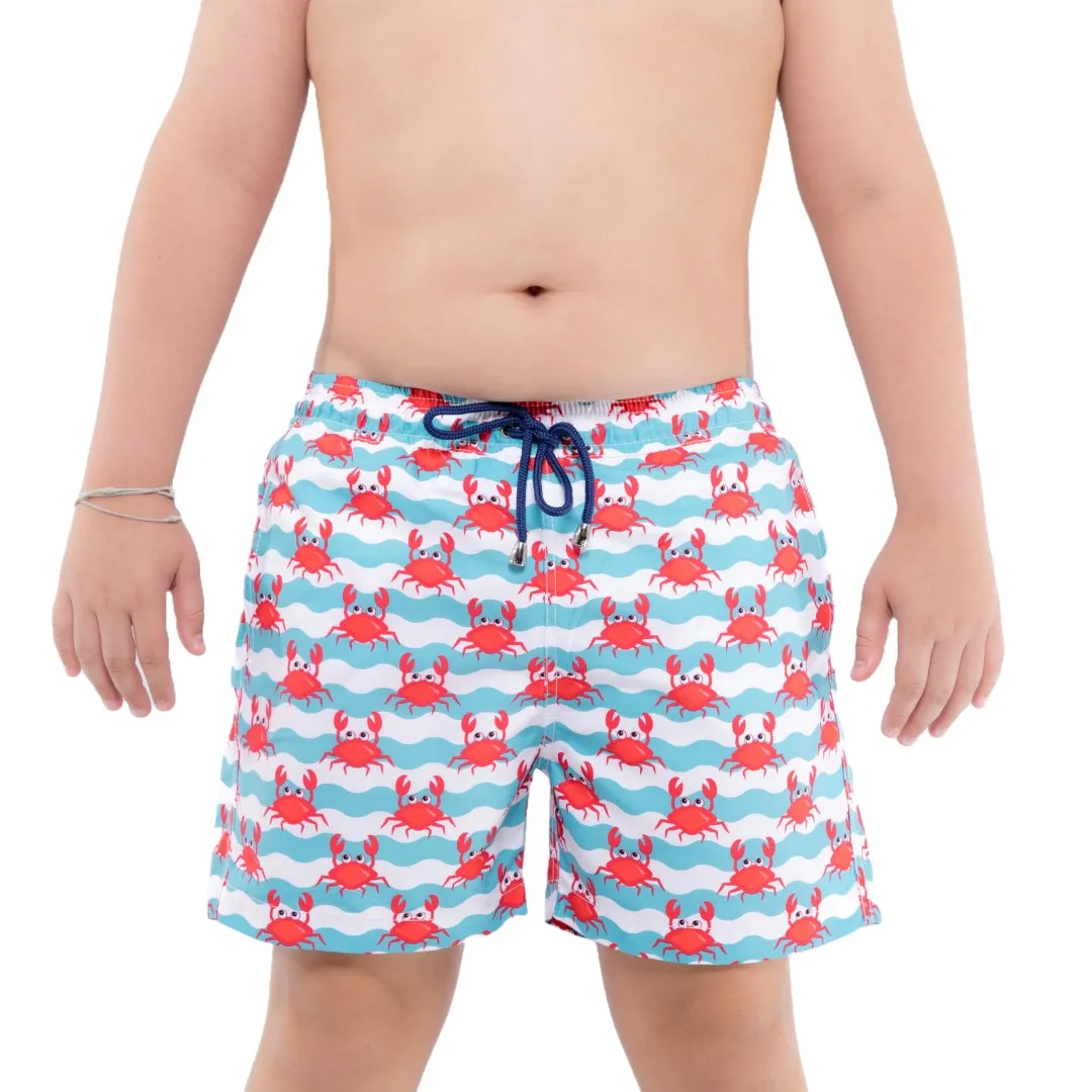 Crab Boys Board Shorts