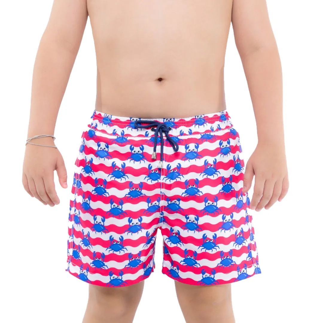 Crab Boys Board Shorts