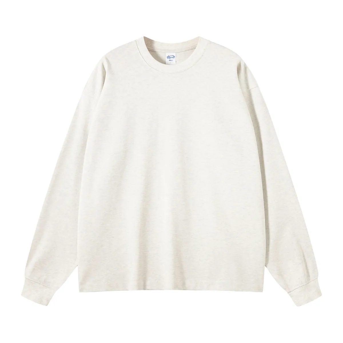 Crew Neck Solid Color Sweatshirt