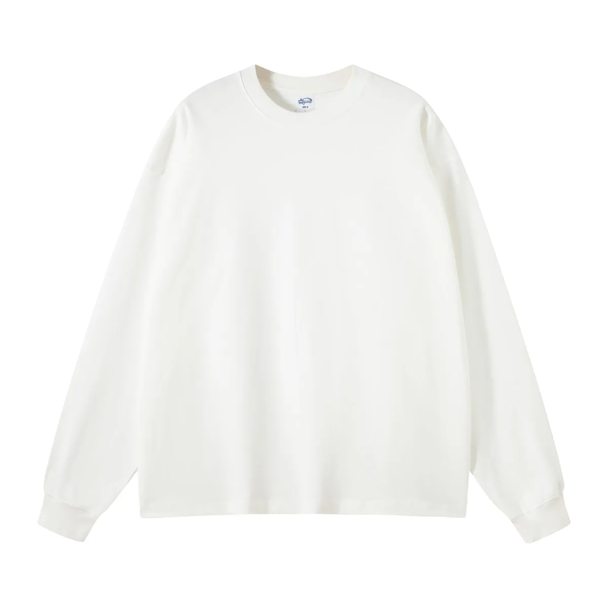 Crew Neck Solid Color Sweatshirt