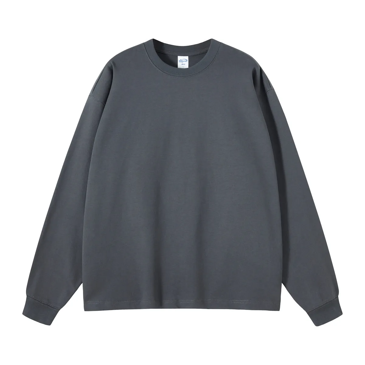 Crew Neck Solid Color Sweatshirt