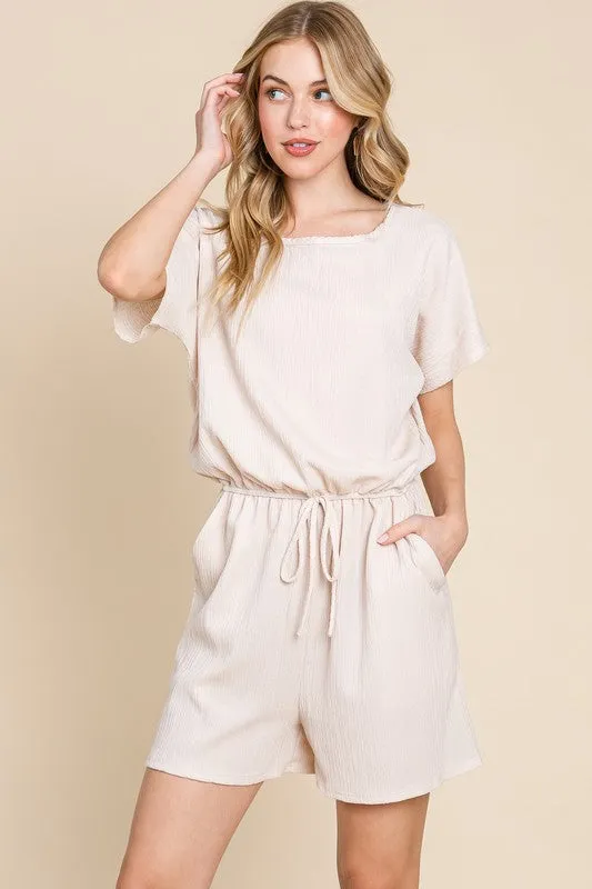 Crinkle Romper - Final Sale