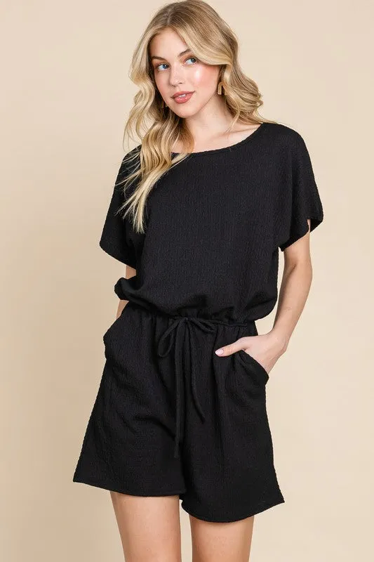 Crinkle Romper - Final Sale
