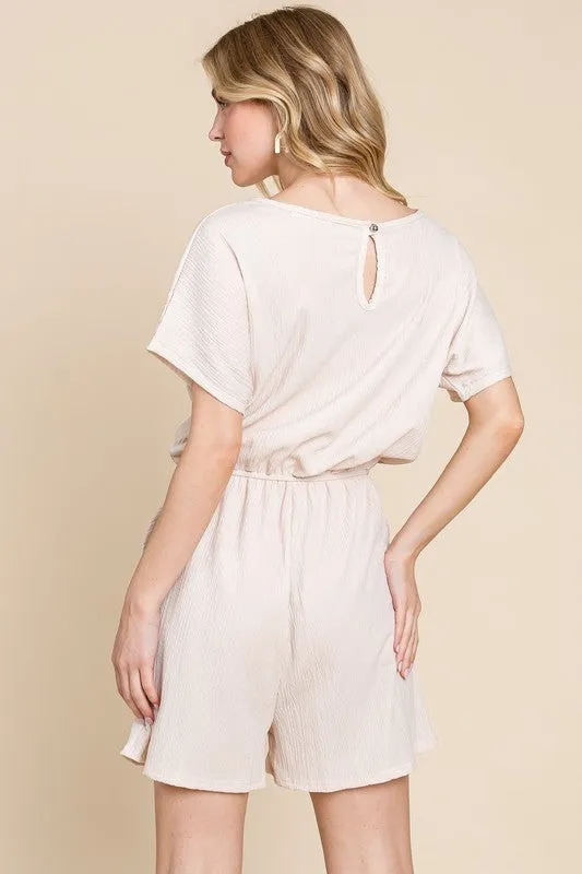 Crinkle Romper - Final Sale