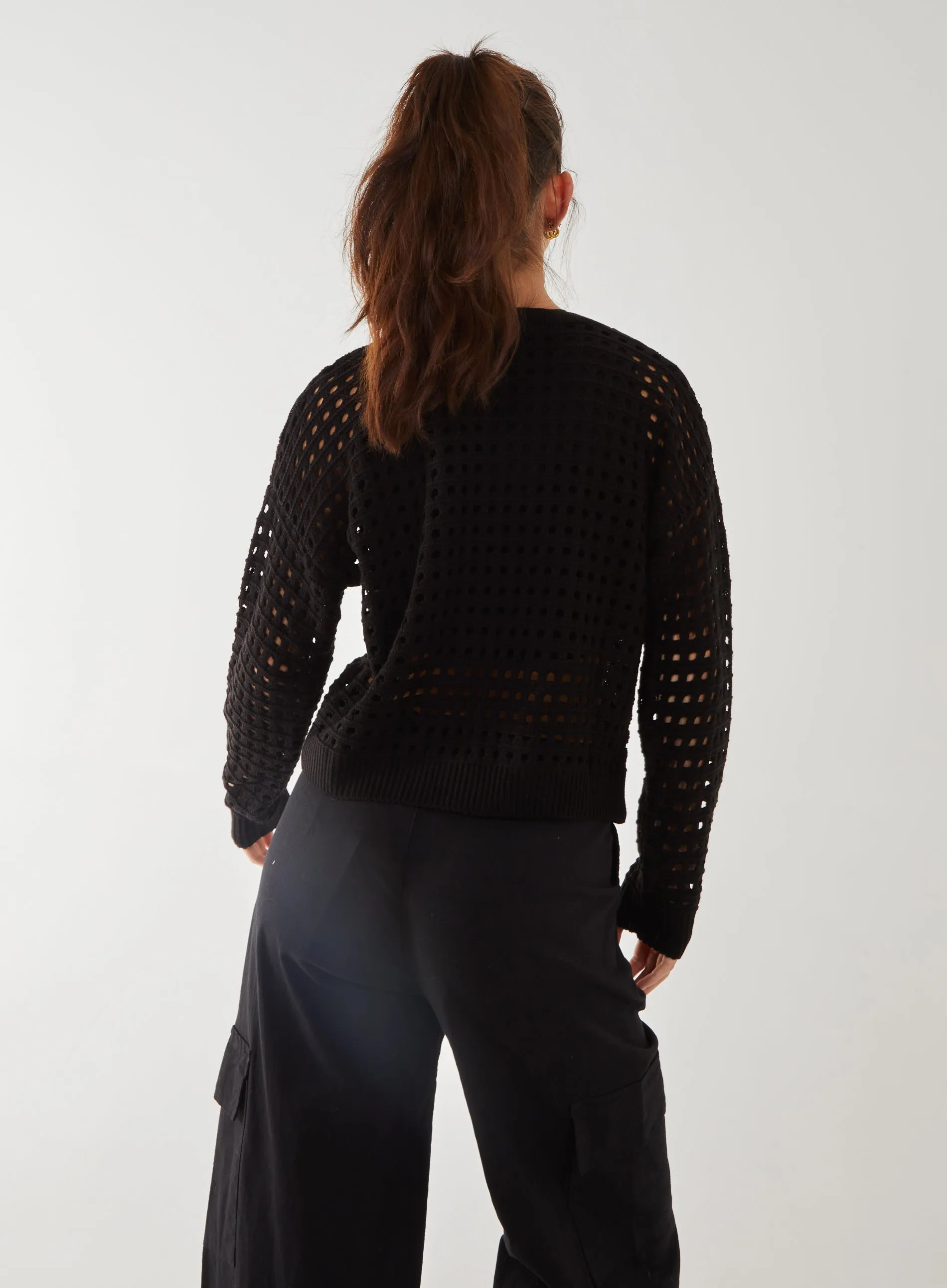 Crochet Knitted Sweater