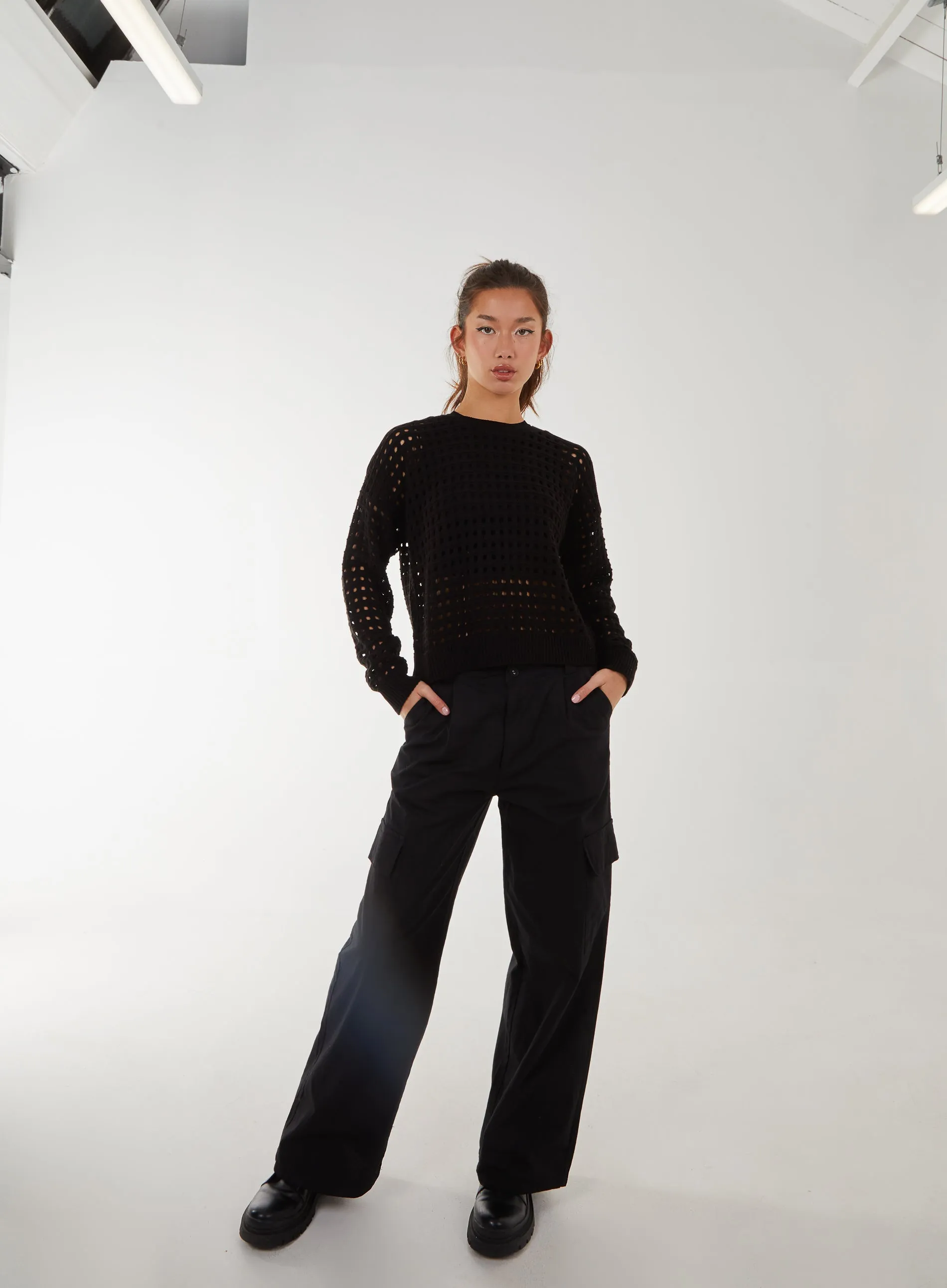 Crochet Knitted Sweater