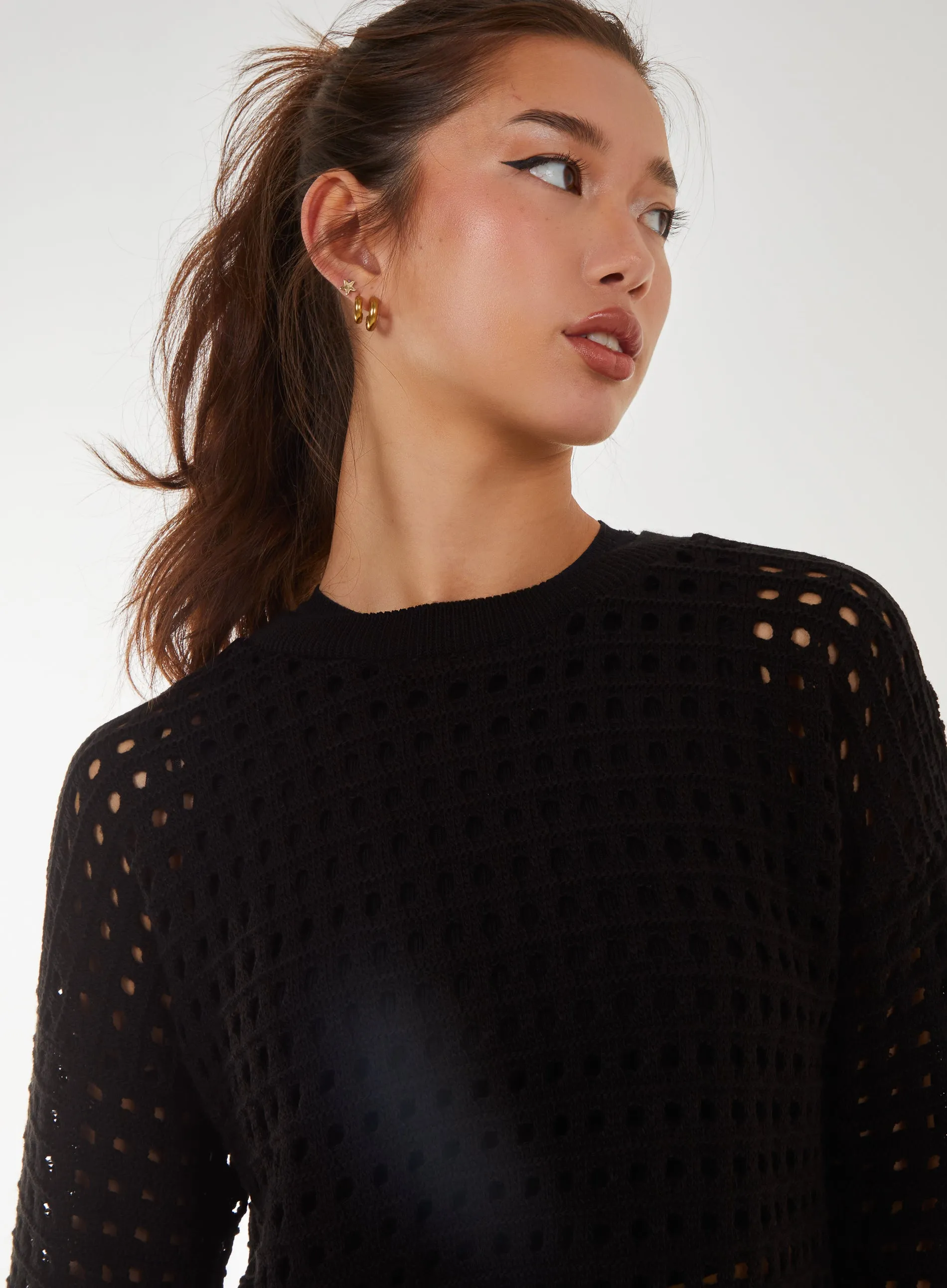 Crochet Knitted Sweater