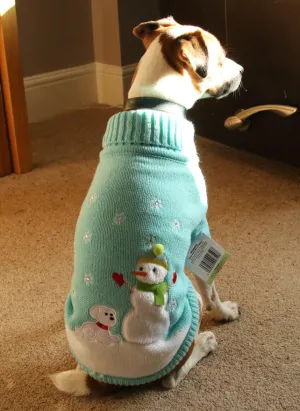 Crystal Snowdog Christmas Jumper