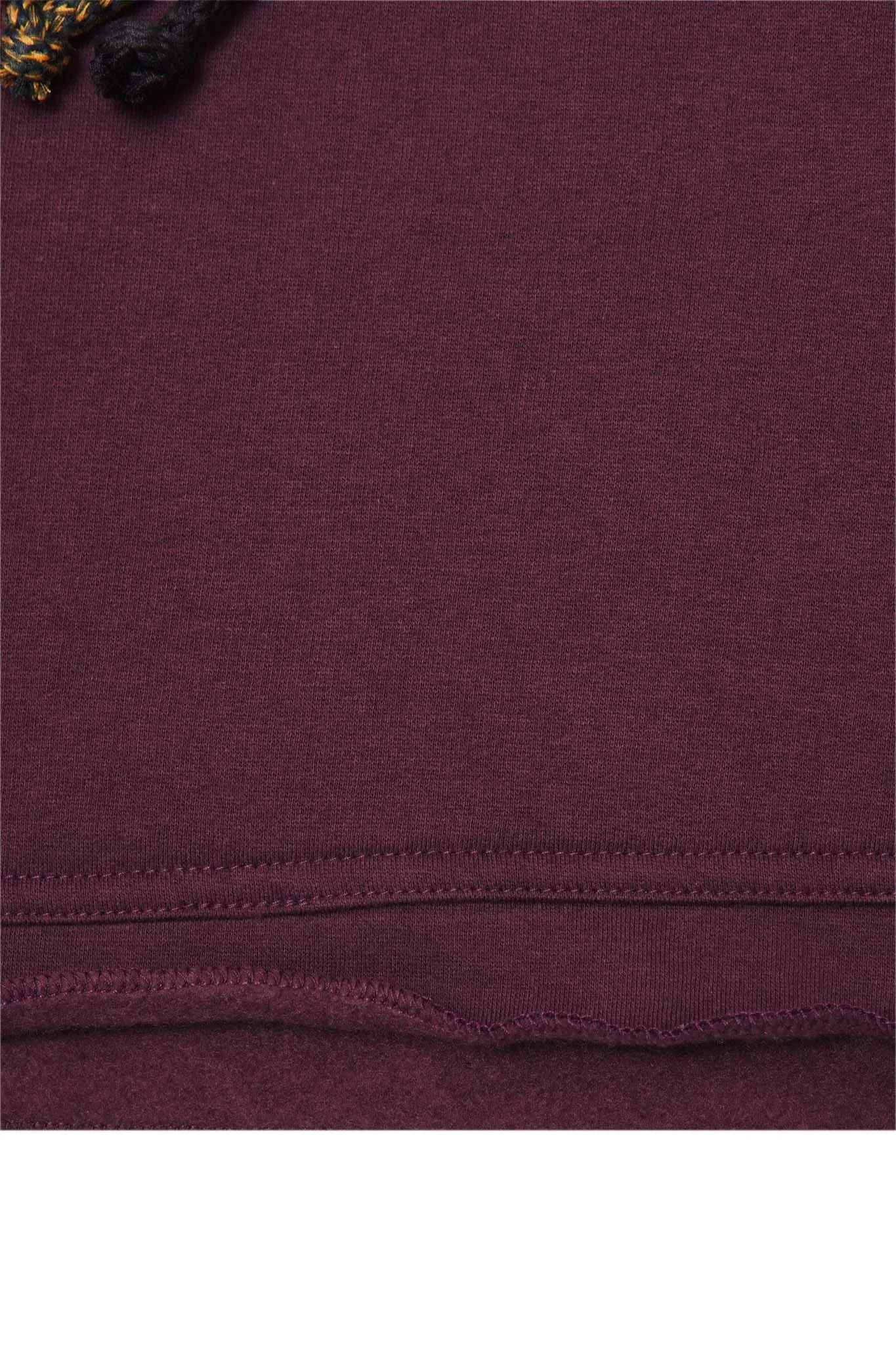 CUTOFF HOODIE IN WINE