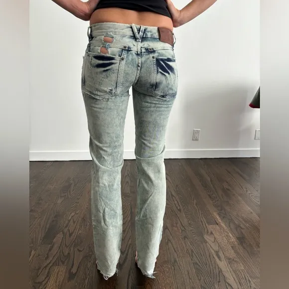 D&amp;G Dolce &amp; Gabbana ripped Girly jeans, size 25