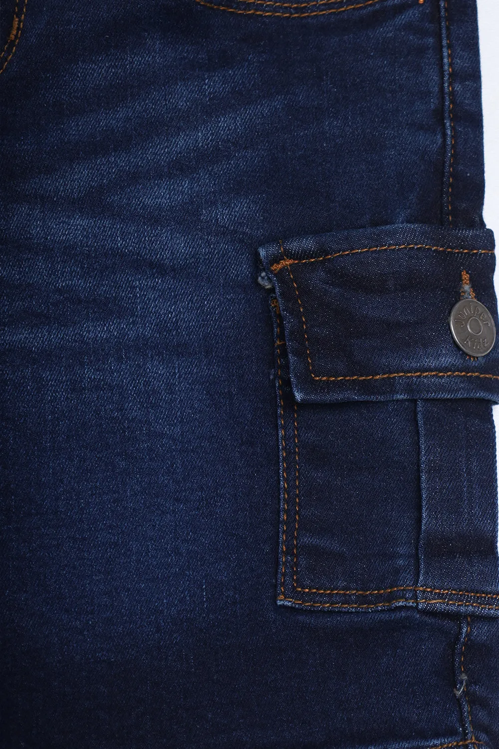 DARK BLUE - BOY'S CARGO SHORTS