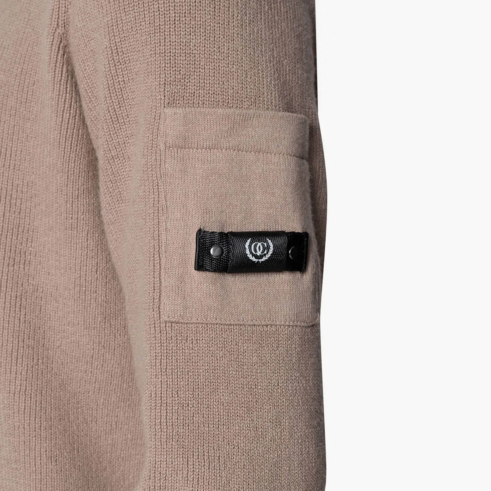 D'AZUR KNITTED HALFZIP | FADED BROWN