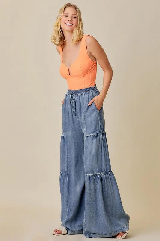 Deserae Chambray Pants