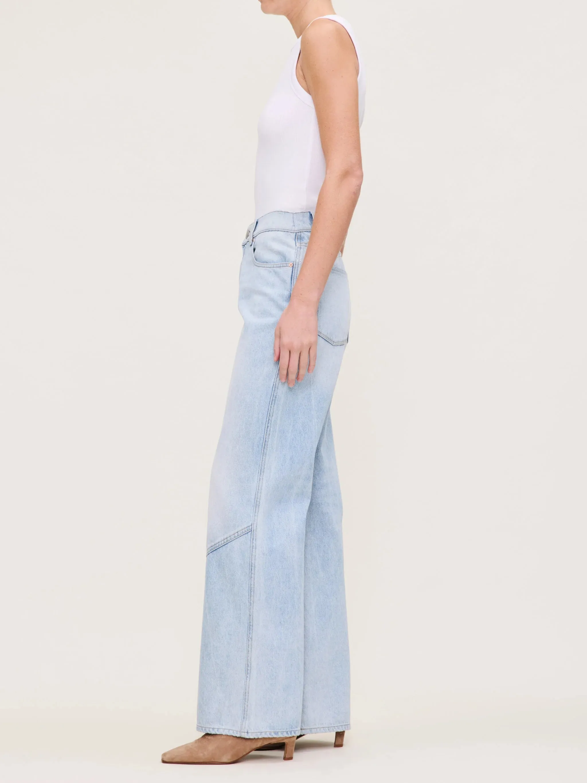 Desi Boot High Rise 32" Jeans - Blue Mist