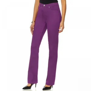 DG2 by Diane Gilman Women's Petite Classic Boot Cut Jeans