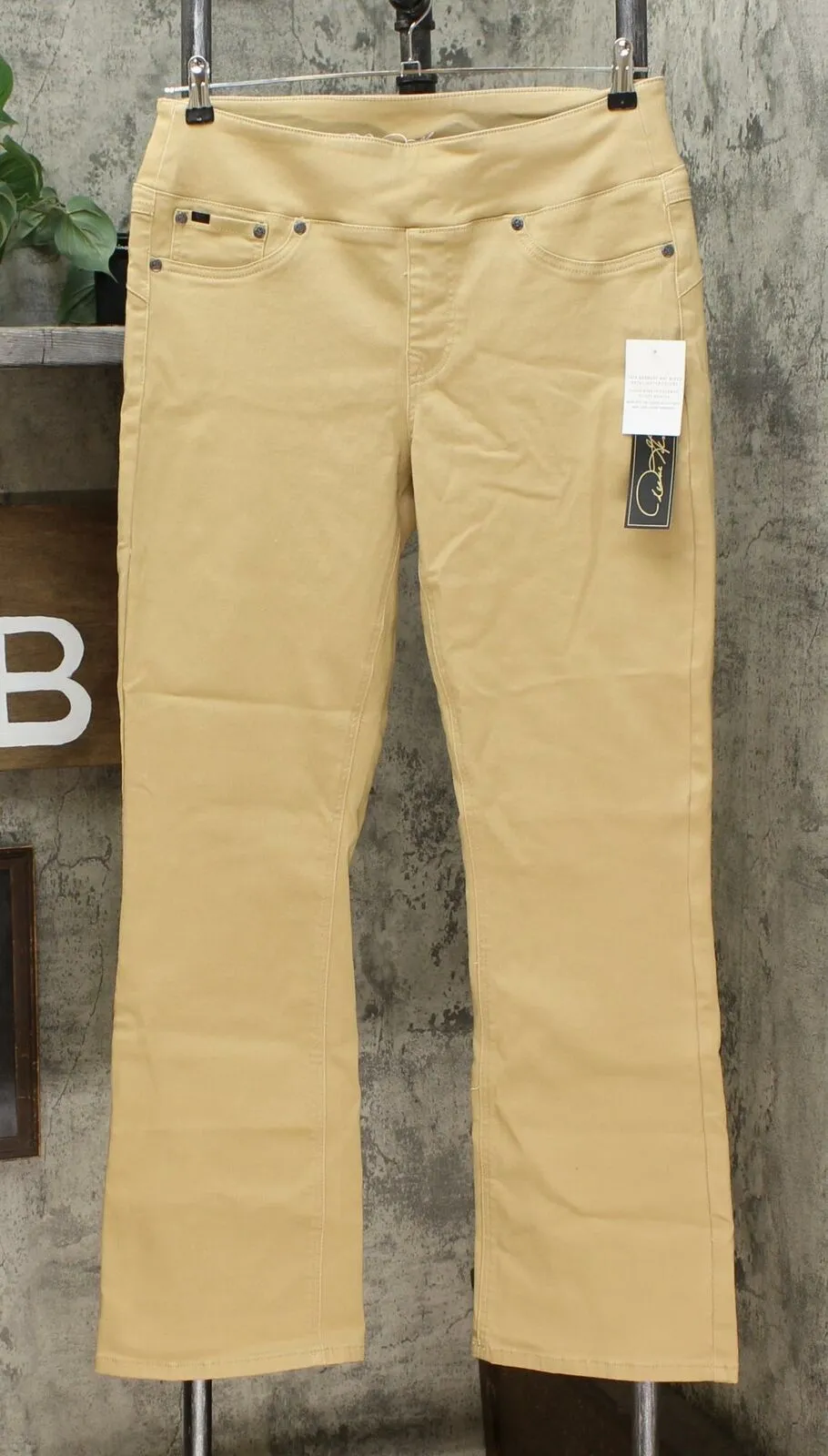 DG2 by Diane Gilman Women's Slimming Comfort Waist Boot Cut Jeggings