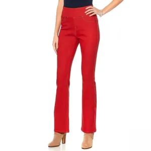 DG2 by Diane Gilman Women's Tall Slimming Comfort Waist Boot Cut Jeggings