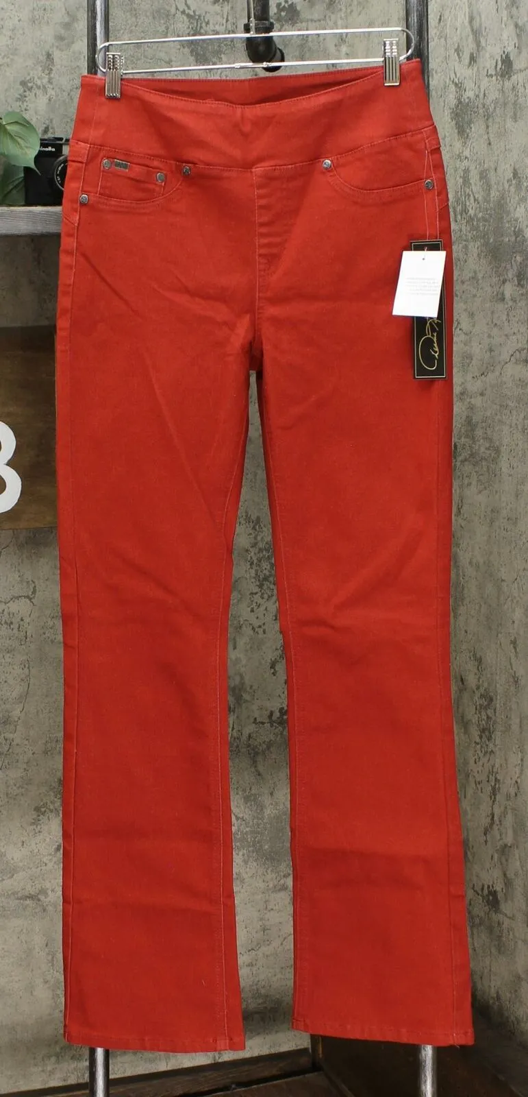 DG2 by Diane Gilman Women's Tall Slimming Comfort Waist Boot Cut Jeggings