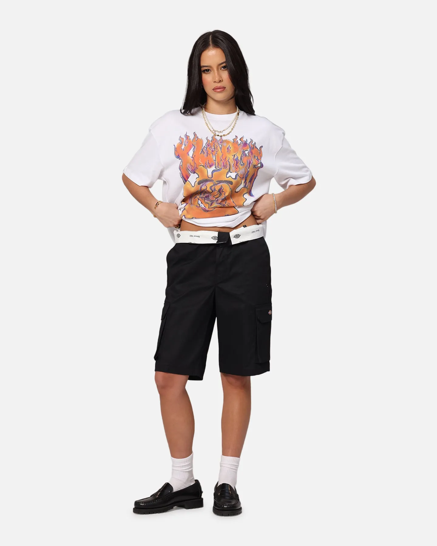 Dickies 131 Slim Straight Cargo Shorts Black