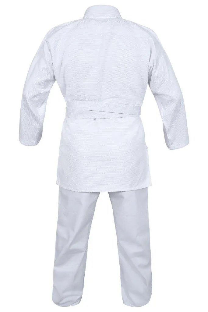 Dragon Gi 1.5 Weave Judo Uniform | White (550GSM)