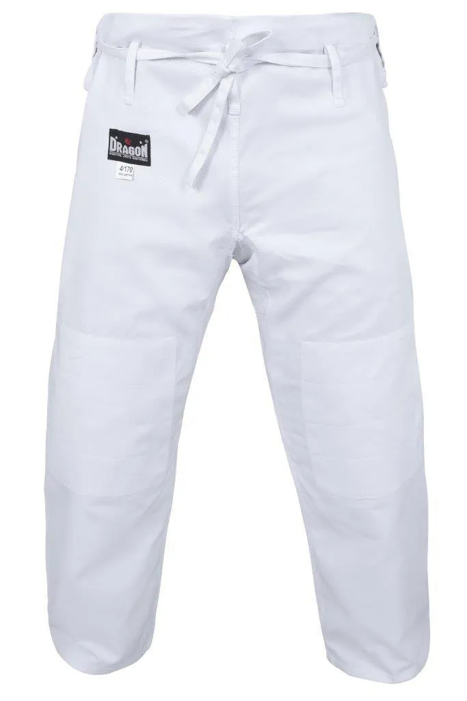 Dragon Gi 1.5 Weave Judo Uniform | White (550GSM)