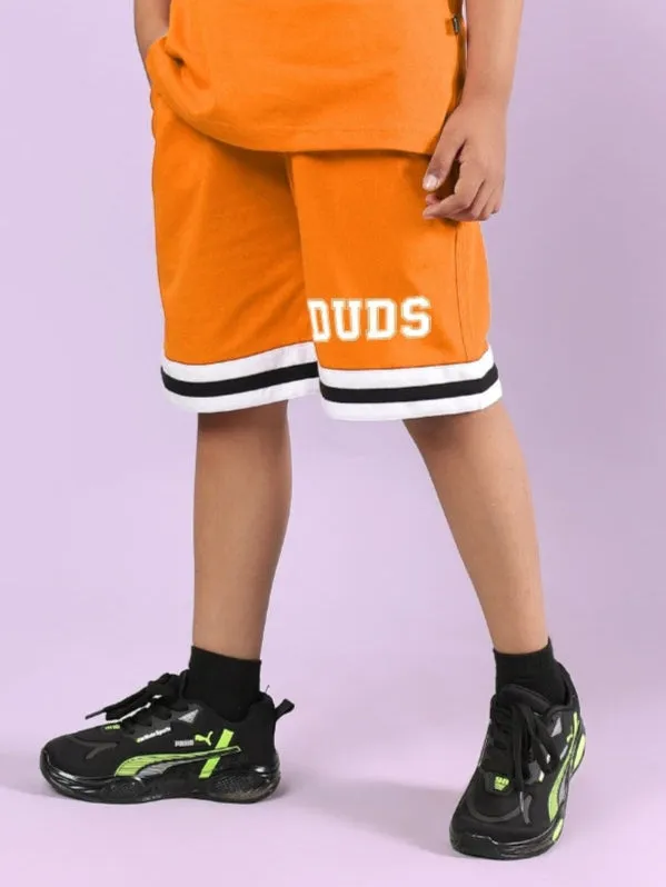 DUDS CHICAGO SHORTS FOR BOYS & GIRLS (ORANGE)