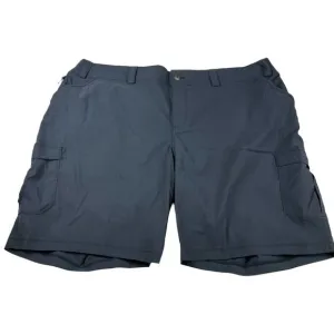 Duluth Trading Co. Womens 25W Dry on the Fly Shorts 10 inch Cargo Blue Outdoor